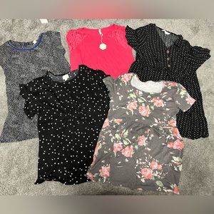 Maternity Blouse Bundle - Medium